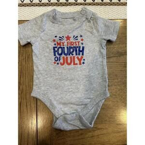 Caramillo's Baby Bodysuit 3-6M My First Fourth of July